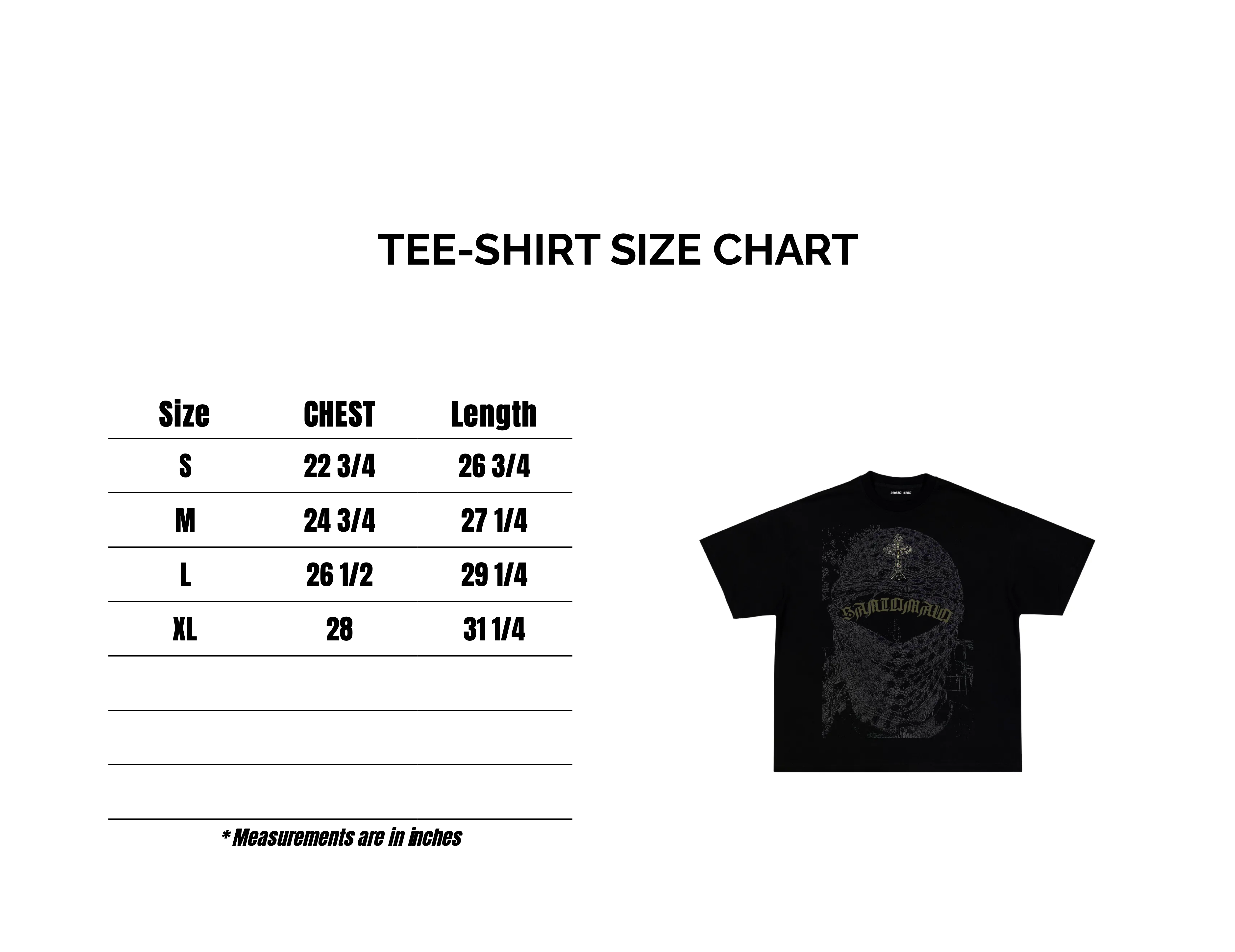 BANDIT tee - BLACK